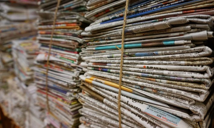 Newspaper Pile