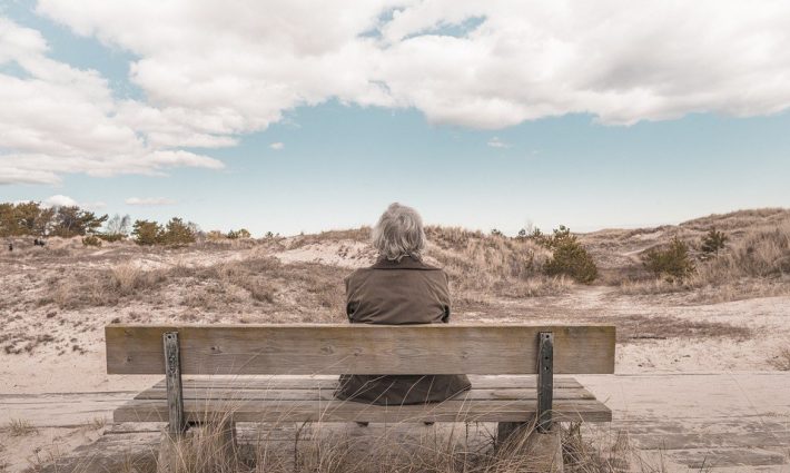 Old-person-beach
