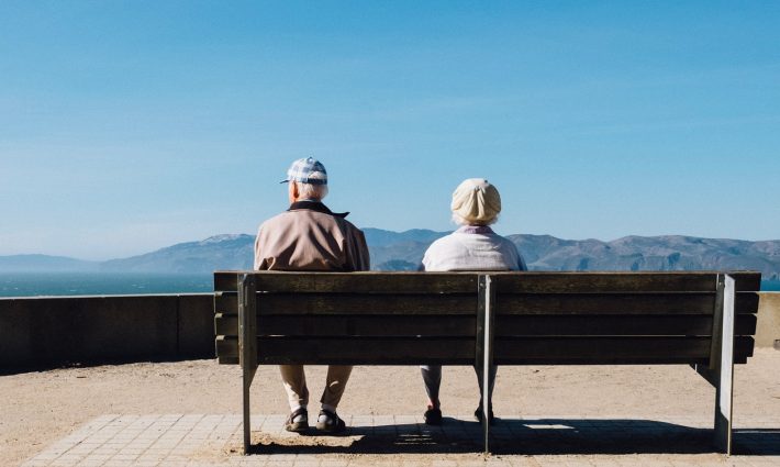 Old Couple Bench